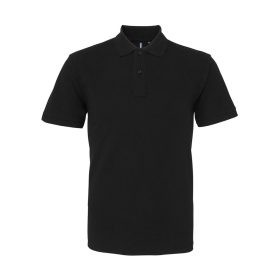 Black Polo Shirt - AQ010 (Asquith and Fox)