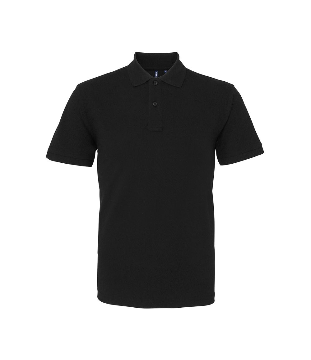 Black Polo Shirt - AQ010 (Asquith and Fox)